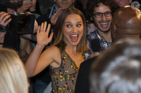 Natalie Portman à la première de Thor: Le Monde des Ténèbres au Grand Rex à Paris, le 23 octobre 2013.