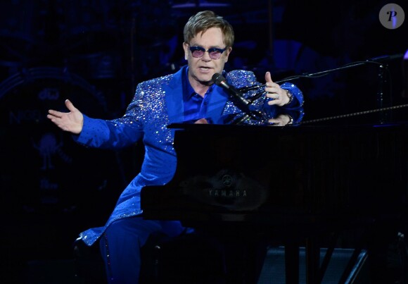 Sir Elton John lors des Emmy Awards à Los Angeles le 22 septembre 2013
