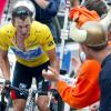 Lance Armstrong le 21 juillet durant le Tour de France 2003.