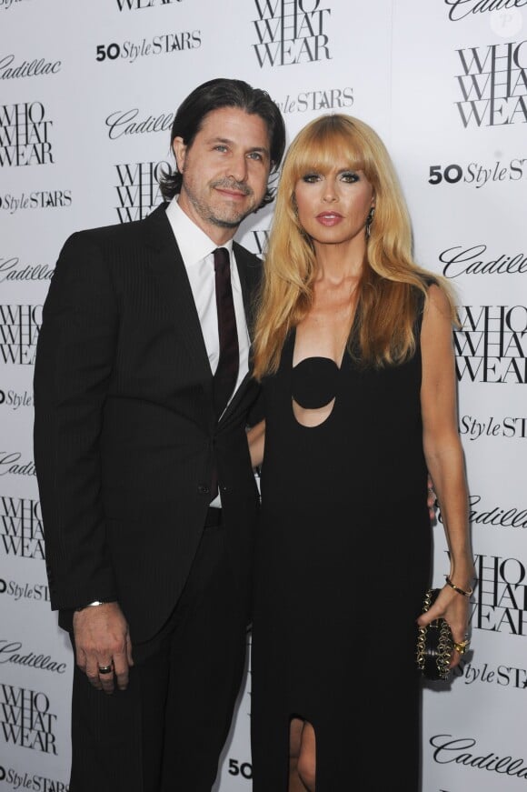 Rodger Berman et son épouse Rachel Zoe assistent à la soirée 50 Style Stars organisée par le site Who What Wear à l'hôtel London West Hollywood. Los Angeles, le 24 octobre 2013.