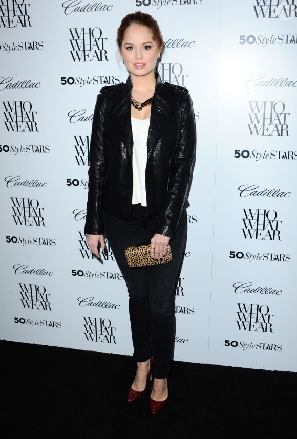 Debby Ryan assiste à la soirée 50 Style Stars organisée par le site Who What Wear à l'hôtel London West Hollywood. Los Angeles, le 24 octobre 2013.