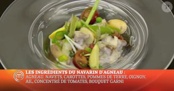 Revisiter les plats traditionnels français : telle est la première épreuve du soir (épisode 5 de MasterChef saison 4 - diffusé le vendredi 25 octobre 2013 sur TF1).