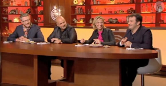 Le jury de MasterChef au grand complet (épisode 5 de MasterChef saison 4 - diffusé le vendredi 25 octobre 2013 sur TF1).