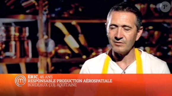 Eric, candidat de l'émission (épisode 5 de MasterChef saison 4 - diffusé le vendredi 25 octobre 2013 sur TF1).