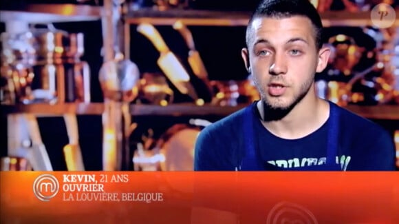 Kévin, candidat de l'émission (épisode 5 de MasterChef saison 4 - diffusé le vendredi 25 octobre 2013 sur TF1).