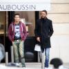 Exclusif - Thomas Vergara et Tarek, le frère de Nabilla Benattia, font les bijouteries pour acheter la bague de fiançailles de Nabilla. Ils trouveront leur bonheur chez Mauboussin. Le 18 octobre 2013.