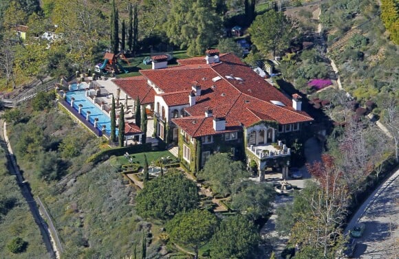 Maison de Seal et Heidi Klum à Brentwood. Le top s'apprête à la quitter pour emménager à Bel Air dans un quartier surveillé.
