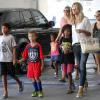 Heidi Klum en famille fin septembre à Los Angeles