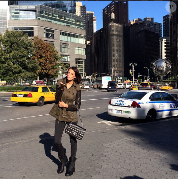 Jade Foret à New York le 8 octobre 2013