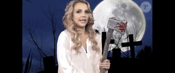 Britney Spears tourne un sketch spécial Halloween sur la chaîne anglaise BBC 1.