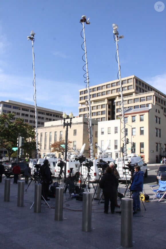 Le palais de justice de Washington DC, où Chris Brown, a été entendu suite à son arrestation du 27 octobre 2013.