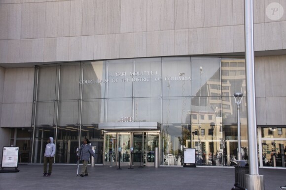 Le palais de justice de Washington DC, où Chris Brown, a été entendu suite à son arrestation du 27 octobre 2013.