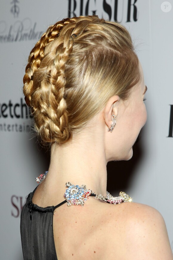 Kate Bosworth et sa coiffure lors de la première du film Big Sur à New York le 28 octobre 2013.