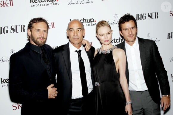 Josh Lucas, Jean Marc-Barr, Kate Bosworth et Balthazar Getty lors de la première du film Big Sur à New York le 28 octobre 2013.