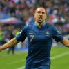 Franck Ribery lors du match France - Finlande au Stade de France à Saint-Denis le 15 octobre 2013