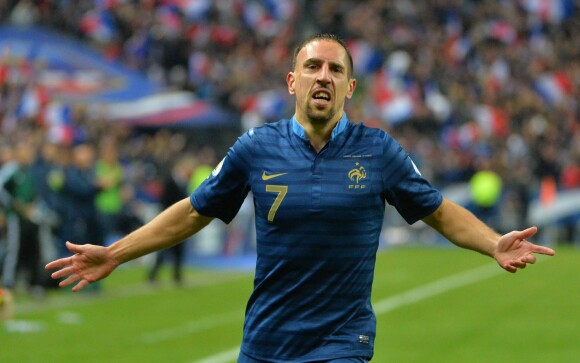 Franck Ribery lors du match France - Finlande au Stade de France à Saint-Denis le 15 octobre 2013