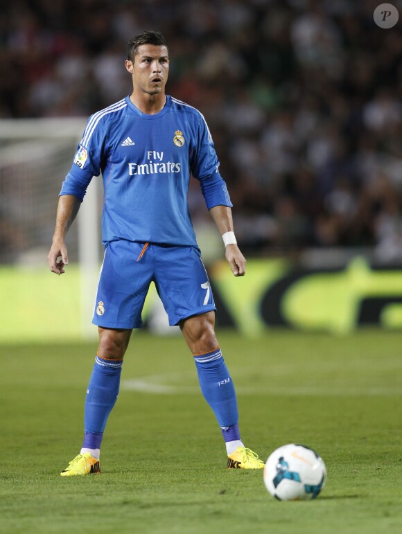 Cristiano Ronaldo lors du match de Liga espagnole entre Elche et le Real Madrid à Elche, le 25 septembre 2013