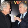 Michael Douglas et Robert De Niro lors de la première du film Last Vegas au Ziegfeld Theatre à New York le 29 octobre 2013.