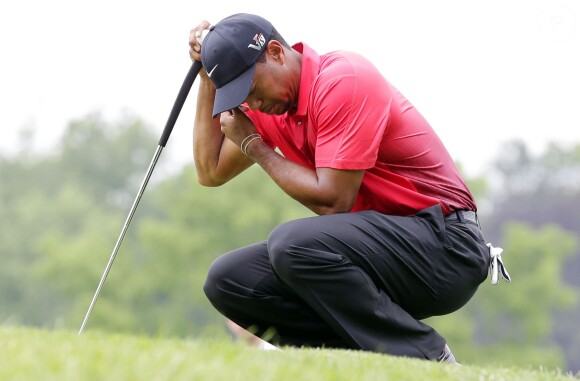 Tiger Woods lors de l'U.S. Open au Merion Golf Club d'Ardmore, le 16 juin 2013