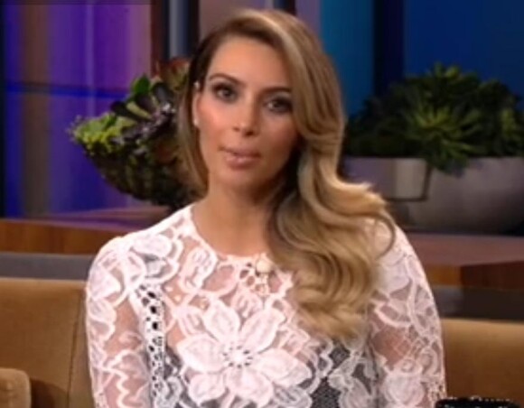 Kim Kardashian a fait sensation dans le show télé "Tonight Show With Jay Leno", le 30 octobre 2013.