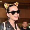 Katy Perry arrive à l'aéroport de Narita International, à Tokyo, le 30 octobre 2013.