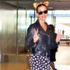 Katy Perry arrive à l'aéroport de Narita International, à Tokyo, le 30 octobre 2013.