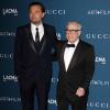 Leonardo DiCaprio et Martin Scorsese à la soirée du gala "LACMA 2013 Art + Film" à Los Angeles, le 2 novembre 2013.