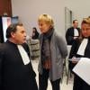 L'avocat Me Francis Szpiner durant le procès qui oppose Anissa Delarue à Elisabeth Bost au Tribunal de Nanterre, le 5 novembre 2013