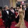 Michael Douglas et Catherine Zeta-Jones arrivant aux Oscars le 24 février 2013