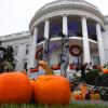 Barack Obama et Michelle Obama fêtent Halloween à la Maison-Blanche, le 31 octobre 2013.