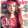Scarlett Johansson en couverture du magazine Marie Claire de décembre 2013