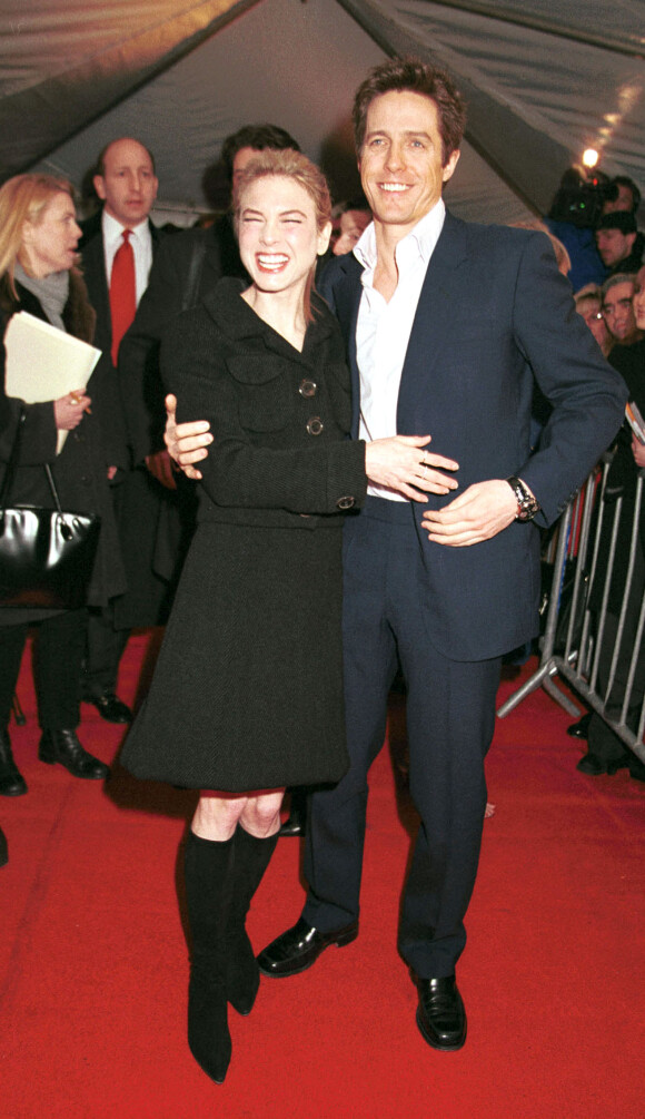 Renée Zellweger et Hugh Grant lors de l'avant-première du film Le Journal de Bridget Jones à New York le 24 avril 2001