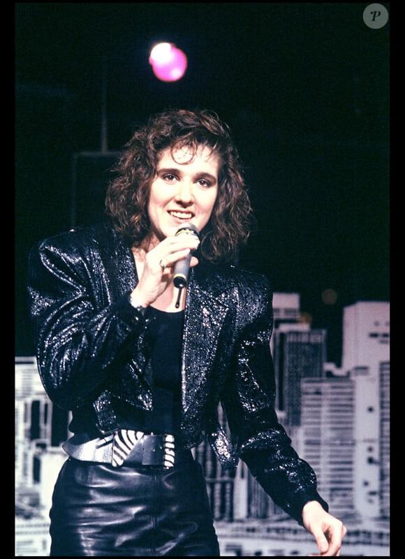 Céline Dion en 1987.