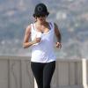 Eva Longoria fait un jogging à Malibu, le 3 novembre 2013.