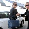Kate Upton arrive à l'aéroport de Los Angeles, le 11 novembre 2013.