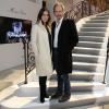 Géraldine Pailhas et Christopher Thompson au vernissage de l'exposition Miss Dior au Grand Palais. Le 12 novembre 2013. L'exposition se tient du 13 au 25 novembre 2013