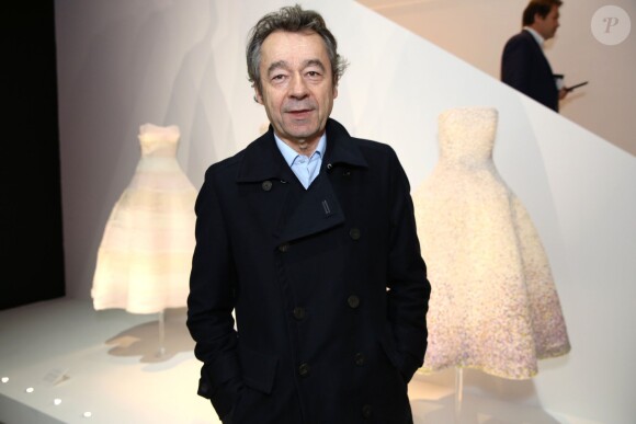 Michel Denisot au vernissage de l'exposition Miss Dior au Grand Palais. Le 12 novembre 2013. L'exposition se tient du 13 au 25 novembre 2013