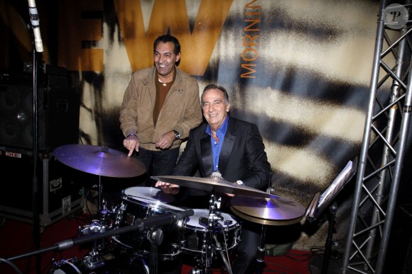 Georges El Assidi et Yves Lecoq - Yves Lecoq chante Trenet au New Morning à Paris le 13 novembre 2013.