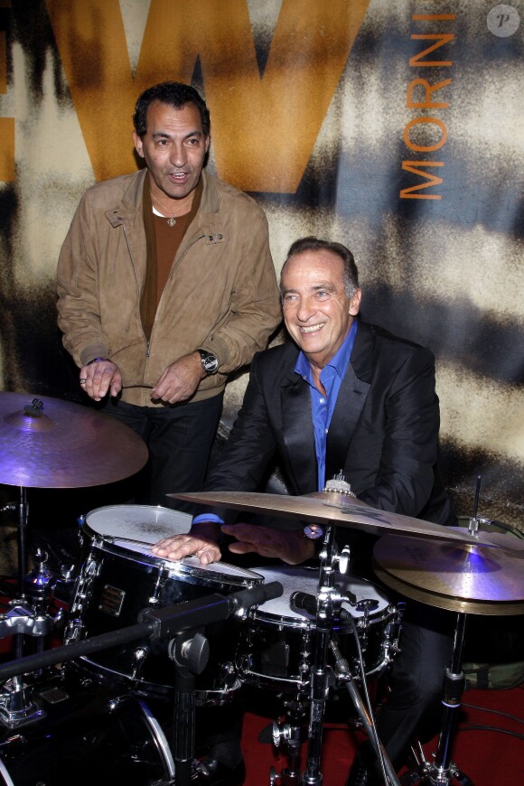 Georges El Assidi et Yves Lecoq - Yves Lecoq chante Trenet au New Morning à Paris le 13 novembre 2013.