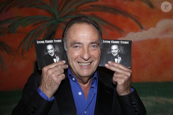 Yves Lecoq chante Trenet au New Morning à Paris le 13 novembre 2013.