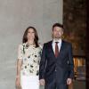 Prince Frederik et Princesse Mary de Danemark visitent le musée d'anthropologie à Mexico le 11 novembre 2013.