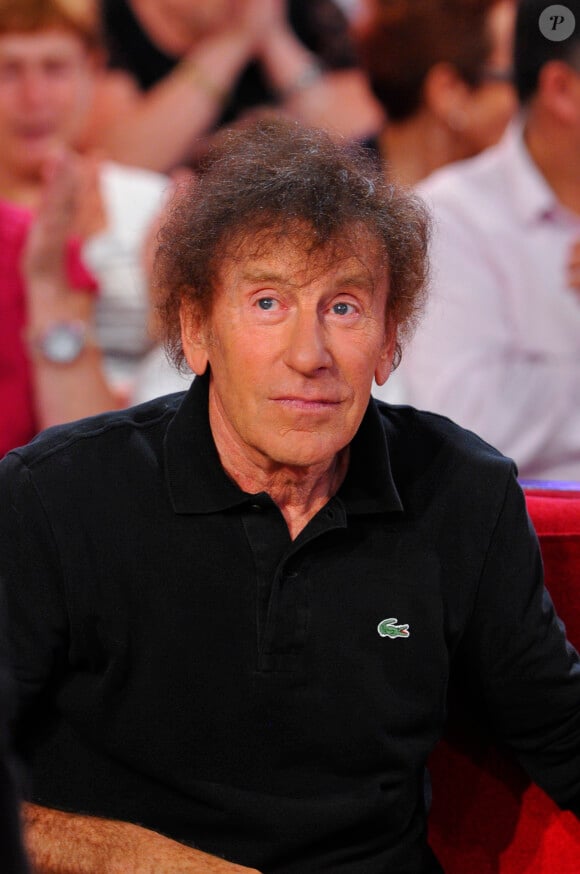 Alain Souchon à l'enregistrement de l'émission "Vivement Dimanche", le 5 septembre 2012.