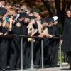 Michelle Obama à la cérémonie du 11 novembre au cimetière nationale d'Arlington, le 11 novembre 2013.