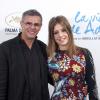 Adele Exarchopoulos et le réalisateur Abdellatif Kechiche font la promotion du film "La vie d'Adèle" à Madrid, le 22 octobre 2013.