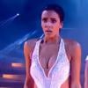 Shy'm de retour sur la piste de dans Danse avec les stars sur TF1, le 16 novembre 2013.