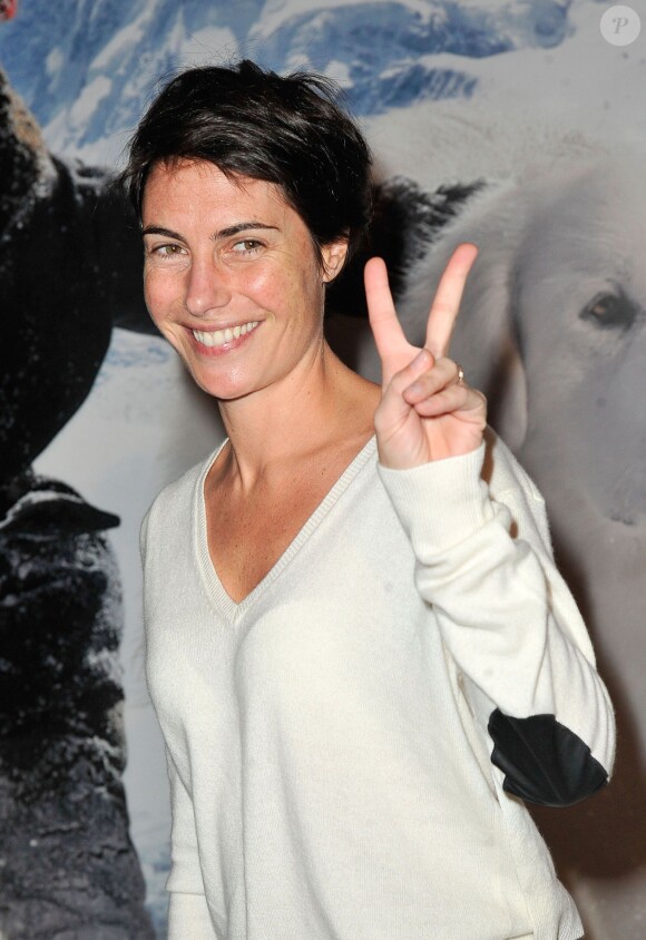 Alessandra Sublet lors de l'avant-première du film Belle et Sébastien à Paris le 17 novembre 2013