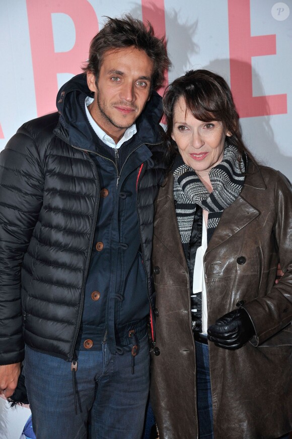 Ruben Alves et Chantal Lauby à la première du film Les Garçons et Guillaume, à table ! au Gaumont Opéra à Paris, le 18 novembre 2013.