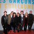 Guillaume Gallienne, acteur et réalisateur heureux à la première du film Les Garçons et Guillaume, à table ! au Gaumont Opéra à Paris, le 18 novembre 2013.
