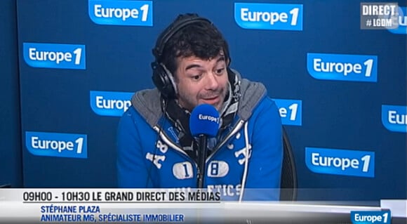 Stéphane Plaza dans l'émission Le grand direct des médias sur Europe 1. Mercredi 20novembre 2013.