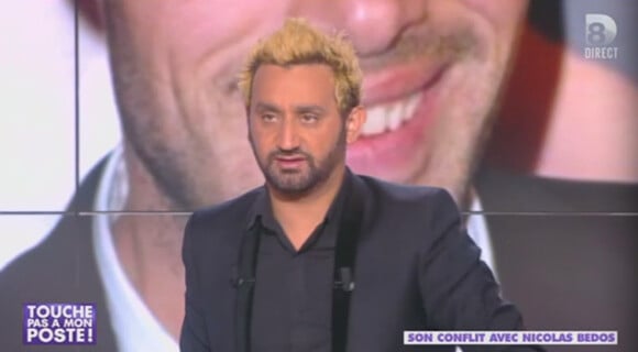 Cyril Hanouna, devenu blond, dans l'émission Touche pas à mon poste, le mercredi 20 novembre 2013.